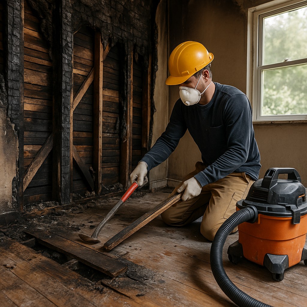 Restauration après incendie