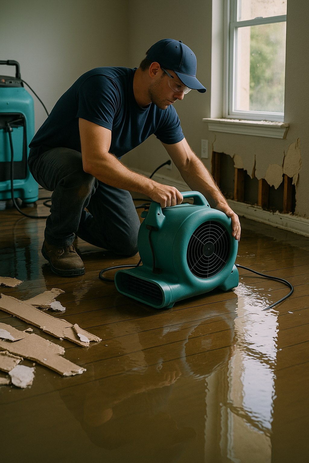 Assèchement après dégâts d’eau