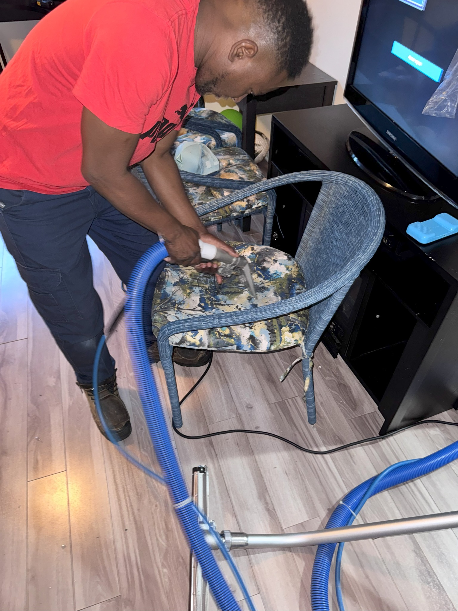 Extraction sur tissus et mobiliers